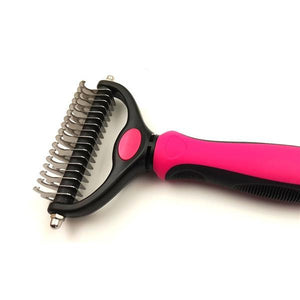 Dematting Comb with 2 Sided Undercoat Rake for Cats & Dogs