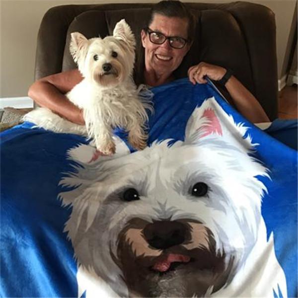 Custom Pet Fleece Blanket