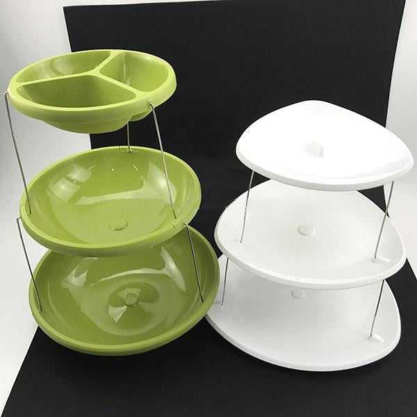 New Folding Fruits Party Bowl 3 Tiers-Kitchen Utensils & Gadgets-prime4choice.com-Prime4Choice.com