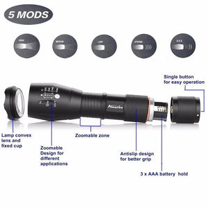 Light Tactical Flashlight-Outdoors-Prime4Choice.com-Prime4Choice.com