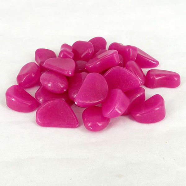 100 Pcs Glitter Pebbles for Walkways-Lights-Prime4Choice.com-Rose Red-Prime4Choice.com