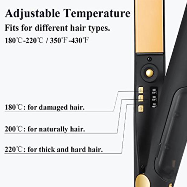 Hair Straightener and Curler with Spray