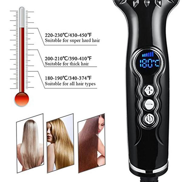 Hair Straightener and Curler with Spray