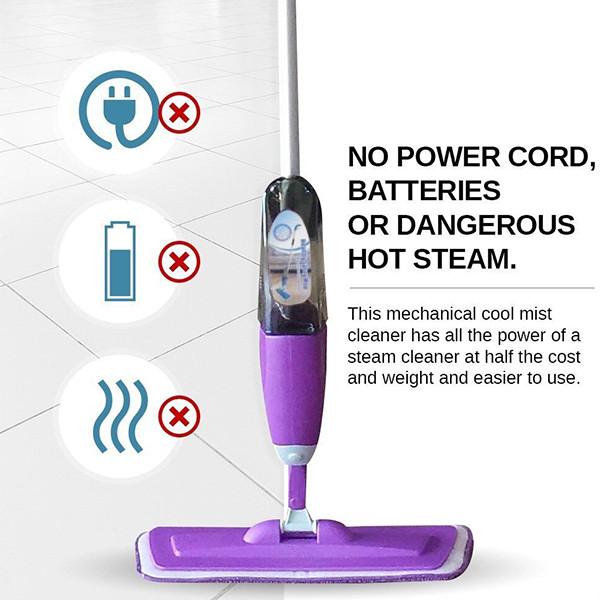 Integrated Included Refillable Microfibre Dusting Spray Mop
