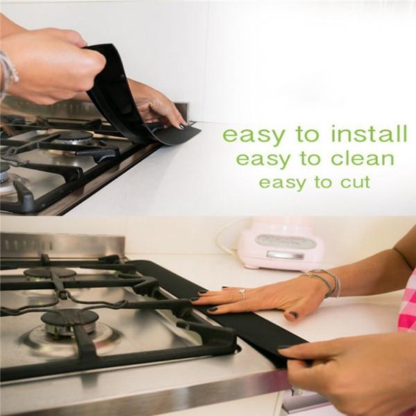 Kitchen Silicone Stove Counter Gap Cover 