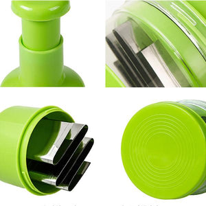 Manual Pressing Ingredient Chopper Onion Garlic Cutter
