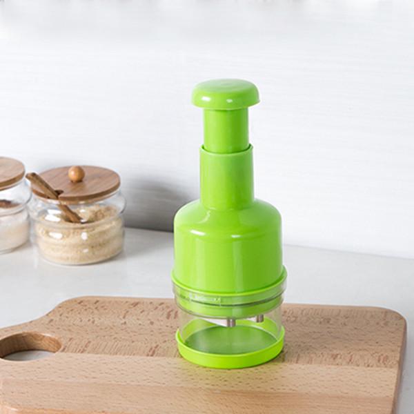 Manual Pressing Ingredient Chopper Onion Garlic Cutter