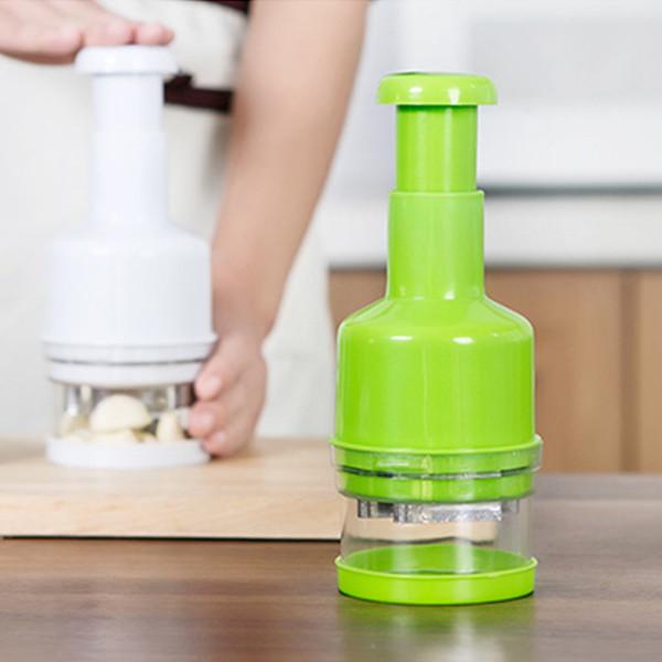 Manual Pressing Ingredient Chopper Onion Garlic Cutter