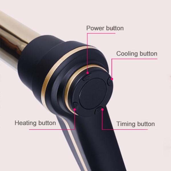 Multifunction 7-Shaped Gold Curling Iron