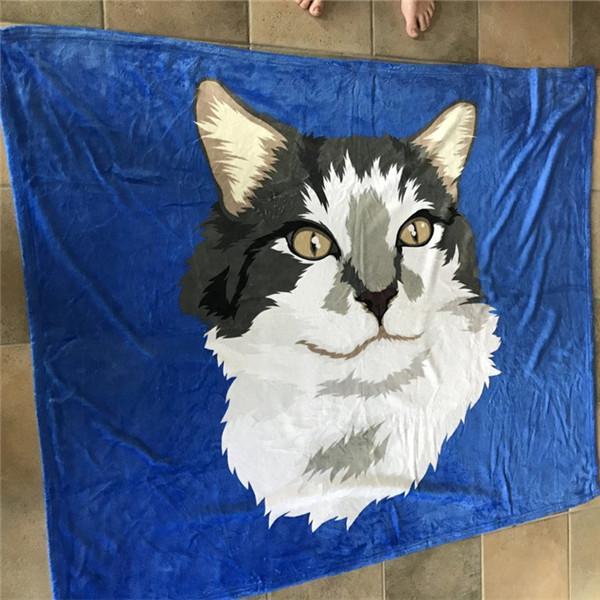 Custom Pet Fleece Blanket