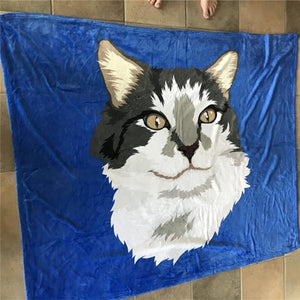 Custom Pet Fleece Blanket