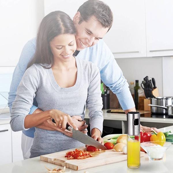 Food-grade Glass Oil Spray Bottle 