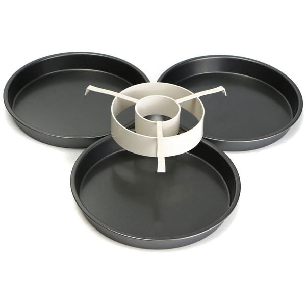 Round Checkrboard Cake Pan Set