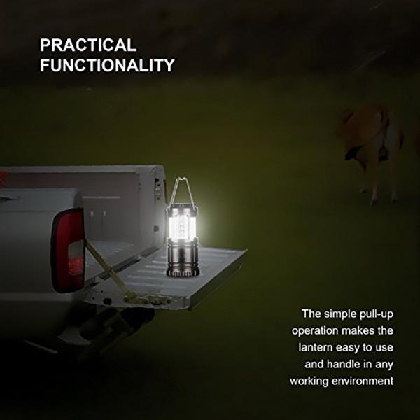 Portable LED Camping Lantern Flashlights 