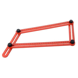 *Multi-Angle Four Folding Ruler-Tools & Gadgets-Prime4Choice.com-Durable plastic-Orange-Prime4Choice.com