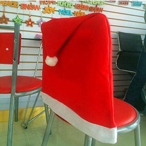 Santa Clause Red Hat Chair Cover Decor-Hats-Prime4Choice.com-Prime4Choice.com