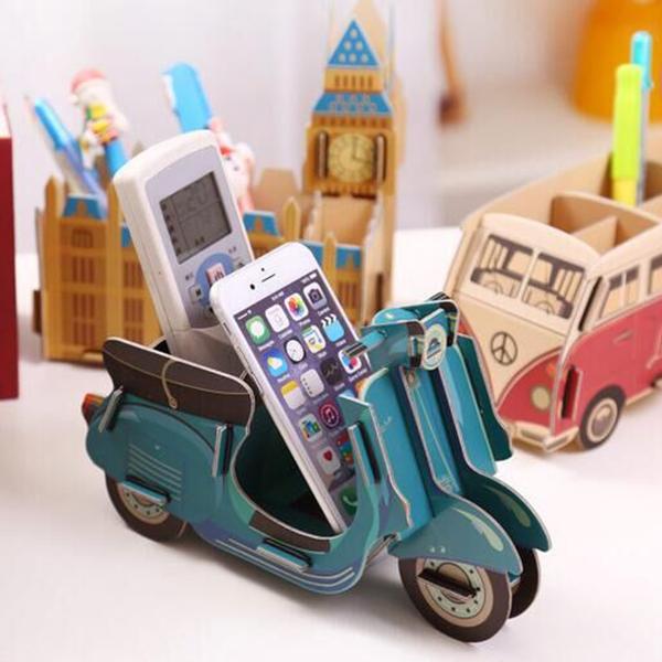 DIY Desktop Organizer Box-Storage & Organization-Prime4Choice.com-Blue motorcycle-Prime4Choice.com