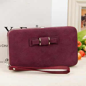 Luxury Leather Women Wallet All in 1-wear-Beautyholic1.com-Dark Purple-BeautyHolic1.com