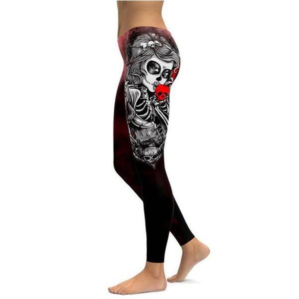 Sugar Skull Leggings-Cloth-Beautyholic1.com-BeautyHolic1.com