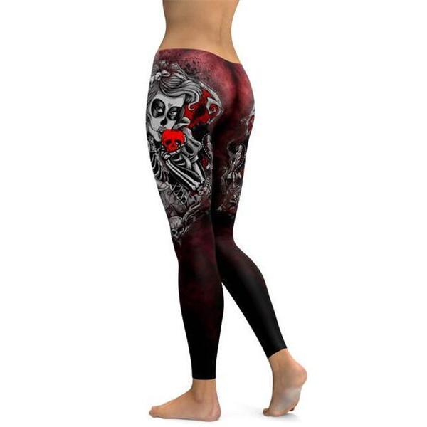 Sugar Skull Leggings-Cloth-Beautyholic1.com-BeautyHolic1.com
