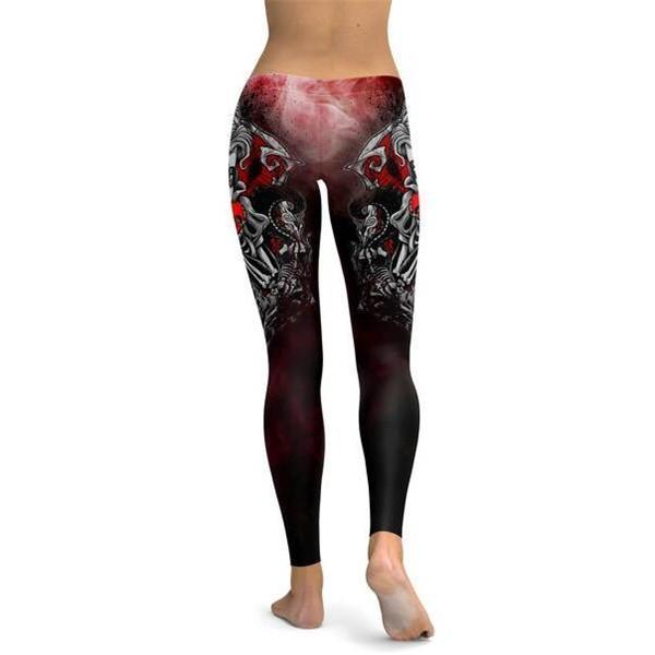 Sugar Skull Leggings-Cloth-Beautyholic1.com-BeautyHolic1.com