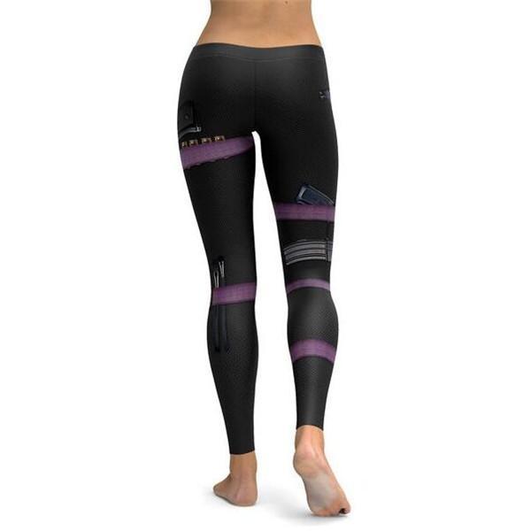 Guns & Make-up Carbon Leggings-Cloth-Beautyholic1.com-BeautyHolic1.com