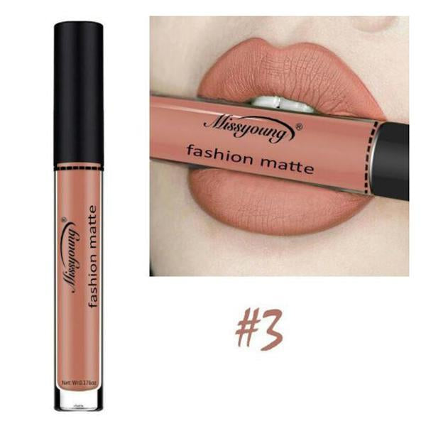 12 Colors Waterproof Matte Liquid Lipstick-Beauty-Beautyholic1.com-#3-BeautyHolic1.com