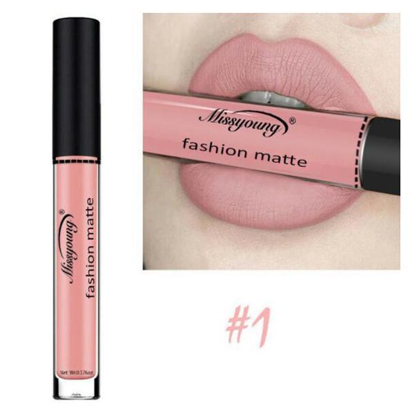 12 Colors Waterproof Matte Liquid Lipstick-Beauty-Beautyholic1.com-#1-BeautyHolic1.com