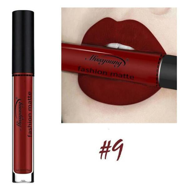 12 Colors Waterproof Matte Liquid Lipstick-Beauty-Beautyholic1.com-#9-BeautyHolic1.com