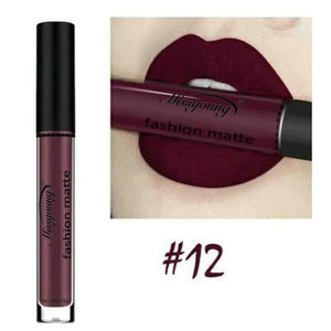 12 Colors Waterproof Matte Liquid Lipstick-Beauty-Beautyholic1.com-#12-BeautyHolic1.com