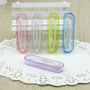Contact Lens Box Container+Tweezer Set-Beauty & Fashion-Beautyholic1.com-BeautyHolic1.com