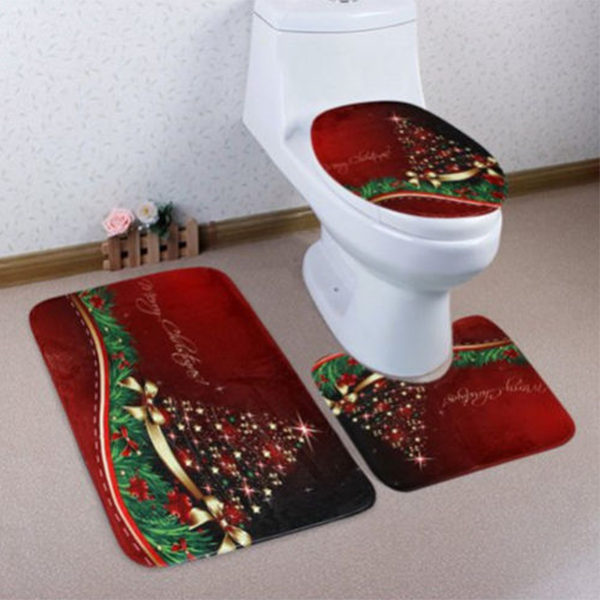 3PC Christmas Toilet Set-Bathroom Decoration-Prime4Choice.com-Prime4Choice.com
