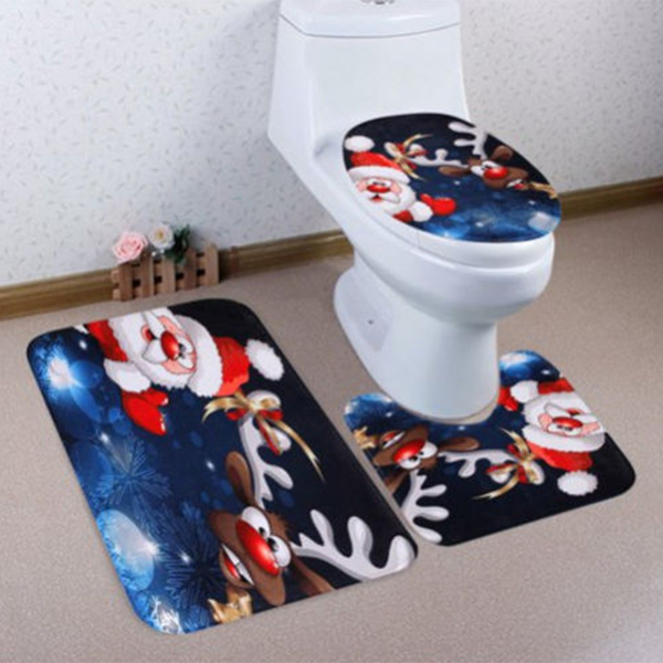 3PC Christmas Toilet Set-Bathroom Decoration-Prime4Choice.com-Prime4Choice.com