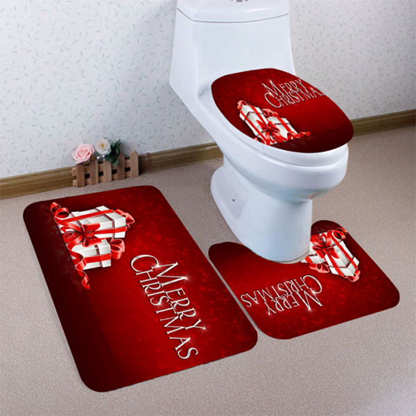 3PC Christmas Toilet Set-Bathroom Decoration-Prime4Choice.com-Prime4Choice.com