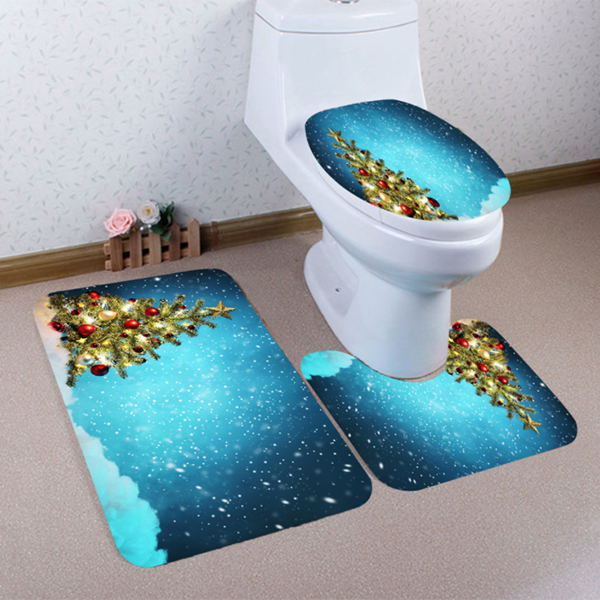 3PC Christmas Toilet Set-Bathroom Decoration-Prime4Choice.com-Prime4Choice.com