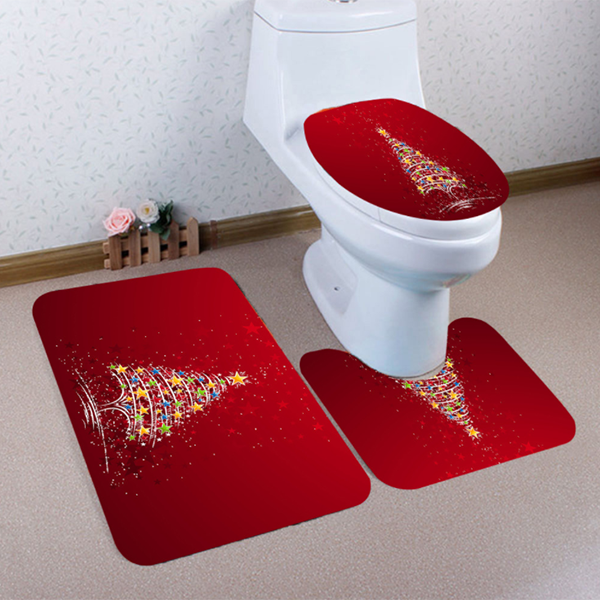 3PC Christmas Toilet Set-Bathroom Decoration-Prime4Choice.com-Prime4Choice.com