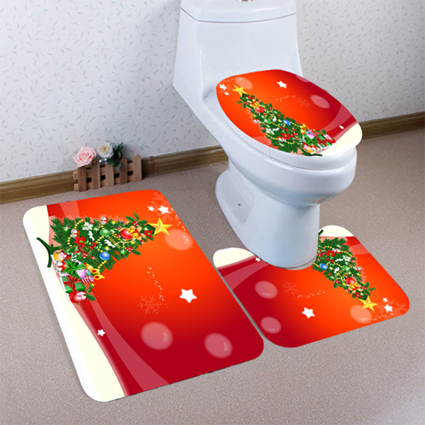 3PC Christmas Toilet Set-Bathroom Decoration-Prime4Choice.com-Prime4Choice.com
