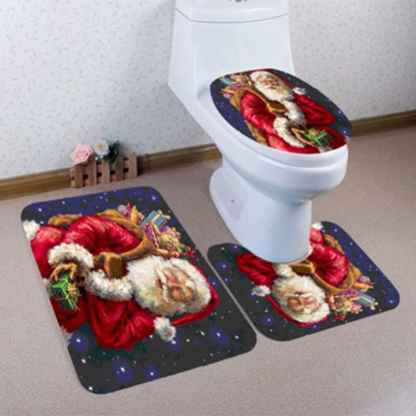 3PC Christmas Toilet Set-Bathroom Decoration-Prime4Choice.com-Prime4Choice.com