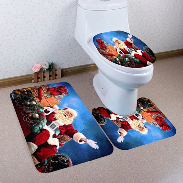 3PC Christmas Toilet Set-Bathroom Decoration-Prime4Choice.com-Prime4Choice.com