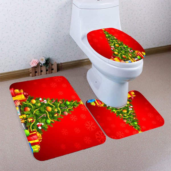3PC Christmas Toilet Set-Bathroom Decoration-Prime4Choice.com-Prime4Choice.com