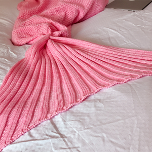 Handmade Knitted Mermaid Tail Blanket-Home & Garden-Prime4Choice.com-Prime4Choice.com