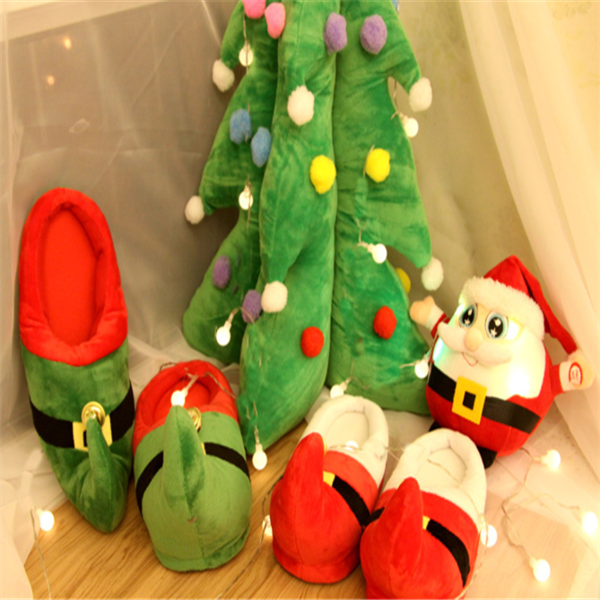 Christmas parent-child Lovers slippers cotton,autumn and winter-Home & Garden-Prime4Choice.com-Prime4Choice.com