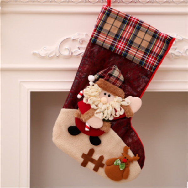 Christmas decoration Santa Claus small sock Christmas tree pendant-Home & Garden-prime4choice.com-Prime4Choice.com