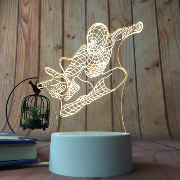 3D Optical Illusion Desk Lamp Unique Night Light for Home Decor-Home & Garden-Prime4Choice.com-US Plug-Spider Man-Prime4Choice.com