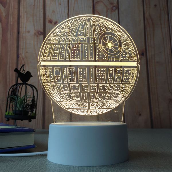 3D Optical Illusion Desk Lamp Unique Night Light for Home Decor-Home & Garden-Prime4Choice.com-US Plug-Death Star-Prime4Choice.com