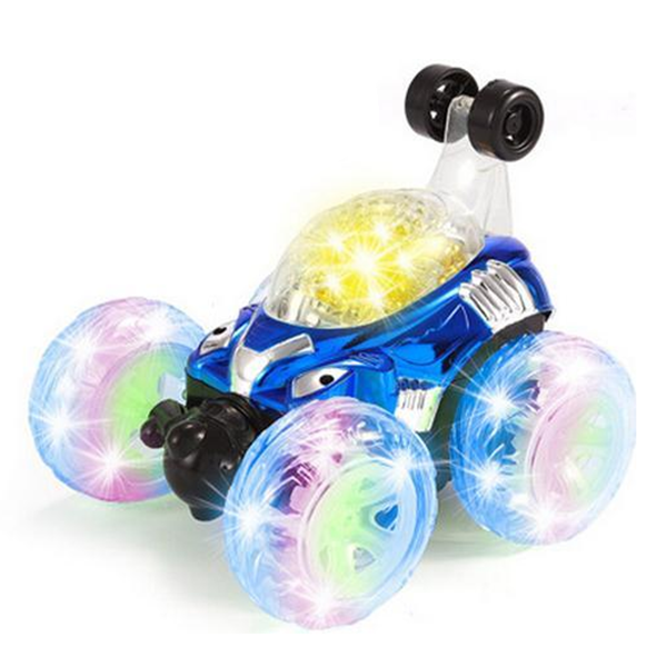Glowing Stunt RC Car Rotate Remote-Toys-Prime4Choice.com-Blue-18CM-Prime4Choice.com