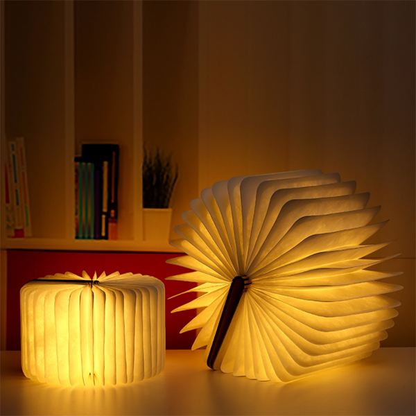 Wooden Folding LED Book Lamp-Lights-Prime4Choice.com-Prime4Choice.com