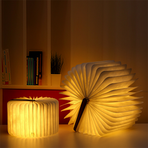 Wooden Folding LED Book Lamp-Lights-Prime4Choice.com-Prime4Choice.com