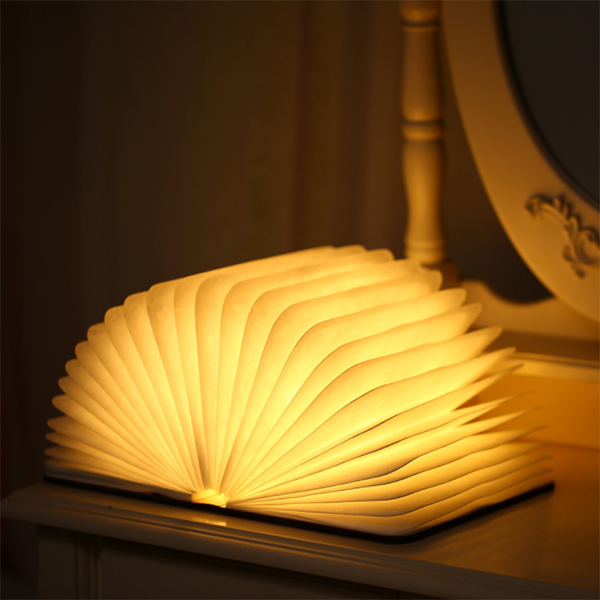 Wooden Folding LED Book Lamp-Lights-Prime4Choice.com-Prime4Choice.com