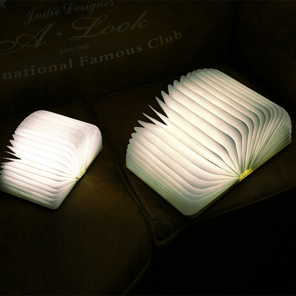Wooden Folding LED Book Lamp-Lights-Prime4Choice.com-Prime4Choice.com